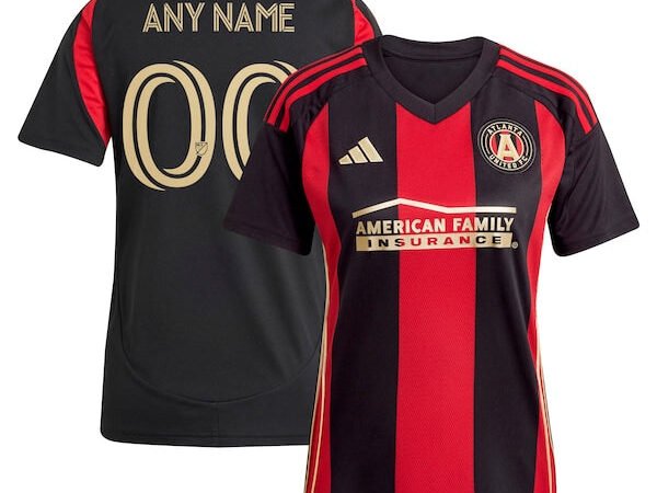 Atlanta United FC adidas Women's 2025 The Connector Replica Custom Jersey - Black
