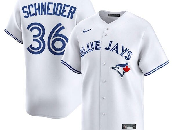 Davis Schneider Toronto Blue Jays Nike Home Limited Jersey - White