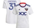 Julian Gressel D.C. United adidas Women's 2022 The Marble Replica Player Jersey - White
