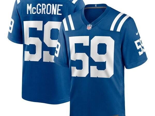 Cameron McGrone Indianapolis Colts Nike Team Game Jersey - Royal