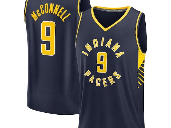 T.J. McConnell Indiana Pacers Youth Fast Break Replica Player Jersey - Icon Edition - Navy