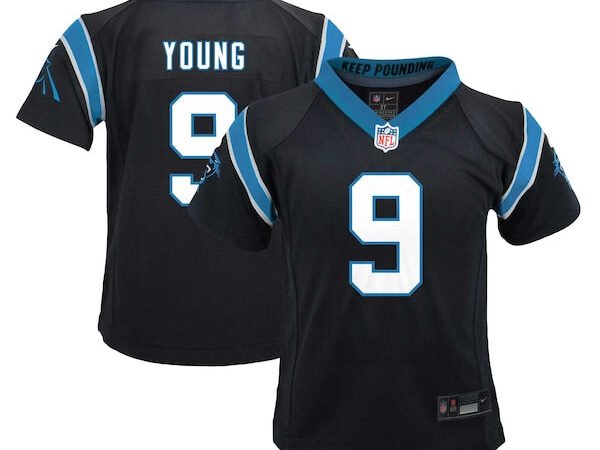 Bryce Young Carolina Panthers Nike Preschool Player Game Jersey - Black