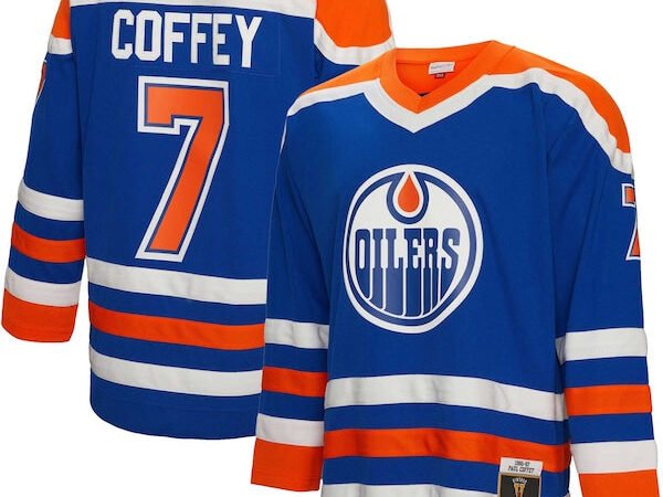 Paul Coffey Edmonton Oilers  1986/87 Blue Line Player Jersey - Royal