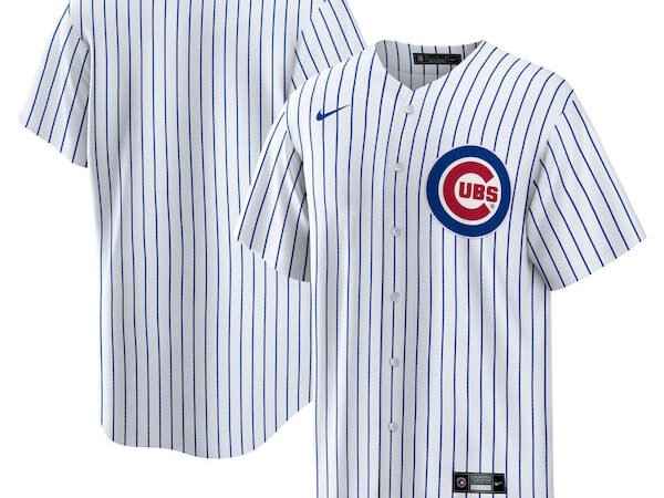 Chicago Cubs Nike Home Blank Replica Jersey - White