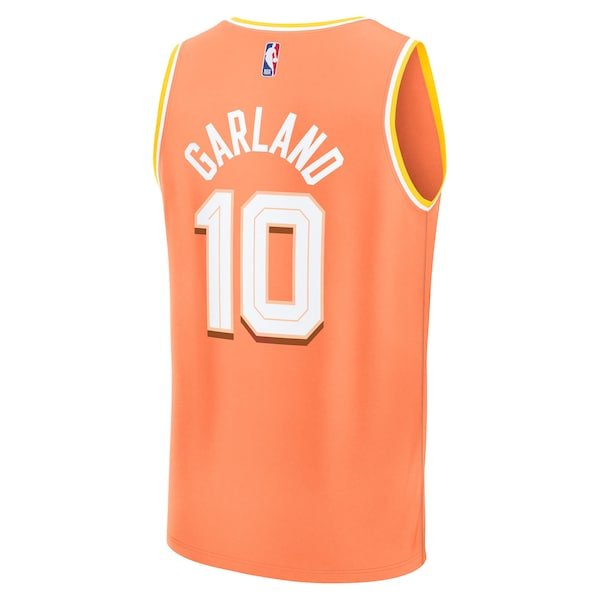 Darius Garland Cleveland Cavaliers Youth 2025/26 City Edition Fast Break Jersey - Orange