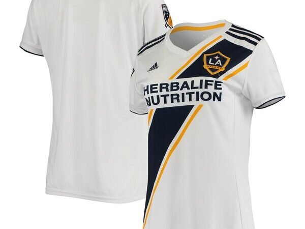 LA Galaxy adidas Women's 2018 Replica Home Jersey - White