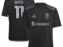 Tyler Boyd Nashville SC adidas Youth 2024 Man In Black Kit Replica Player Jersey - Black/Yellow