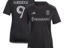 Sam Surridge Nashville SC adidas Women's 2024 Man In Black Kit Replica Player Jersey – Black