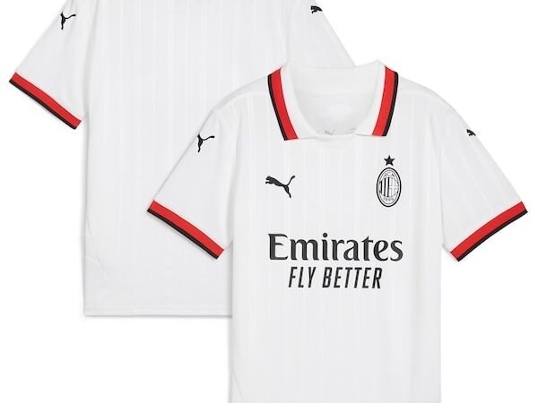 AC Milan Puma Youth 2024/25 Away Replica Jersey - White