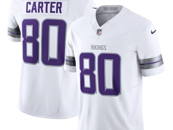 Cris Carter Minnesota Vikings Nike Alternate Vapor F.U.S.E. Retired Player Limited Jersey - White