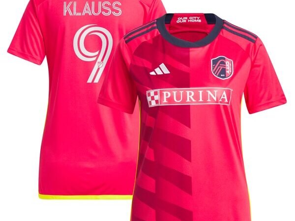 João Klauss St. Louis City SC adidas Women's 2024 CITY Kit Replica Jersey - Red