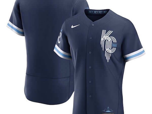 Kansas City Royals Nike 2022 City Connect Authentic Jersey - Navy