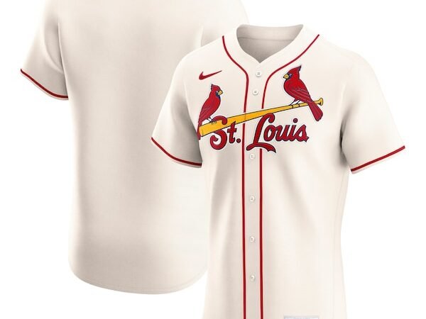 St. Louis Cardinals Nike Alternate Elite Jersey - Cream/White