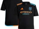 New York City FC adidas Youth 2024 24/7 Kit Replica Jersey – Black