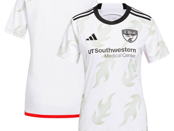 FC Dallas adidas Women's 2024 Burn Baby Burn Replica Jersey - White