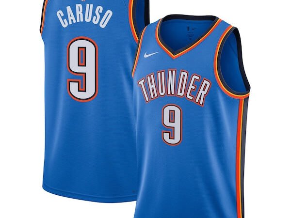 Alex Caruso Oklahoma City Thunder Nike Unisex 2025 NBA Finals Swingman Jersey - Icon Edition - Blue