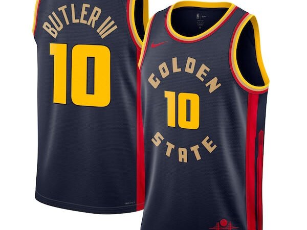 Jimmy Butler Golden State Warriors Nike Unisex Swingman Jersey - City Edition - Navy