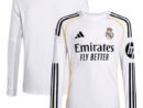 Los Merengues adidas Youth 2025/26 Home Replica Long Sleeve Jersey - White