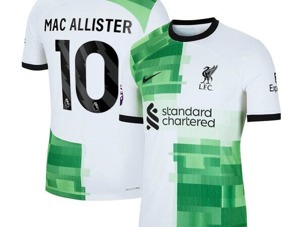 Alexis Mac Allister Liverpool Nike 2023/24 Away Authentic Player Jersey - White/Red
