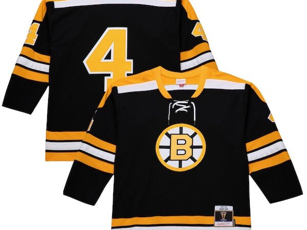 Bobby Orr Boston Bruins 1971-72 Power Play Jersey - Black