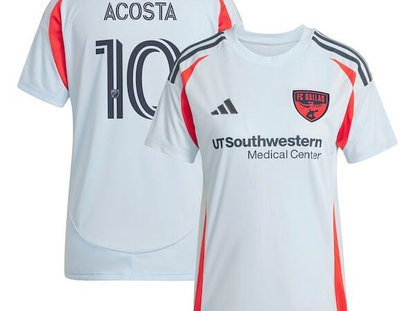 Luciano Acosta FC Dallas adidas Women's 2025 The Inferno Kit Replica Player Jersey - Light Blue