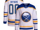 Buffalo Sabres adidas Away Primegreen Authentic Custom Jersey - White