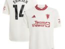 Christian Eriksen Manchester United adidas Youth 2023/24 Third Replica Player Jersey - White/Green