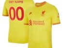 Liverpool Nike 2021/22 Third Breathe Stadium Custom Jersey - Yellow