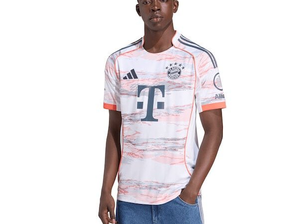 Bayern Munich adidas 2025/26 Away Replica Jersey - White/Red