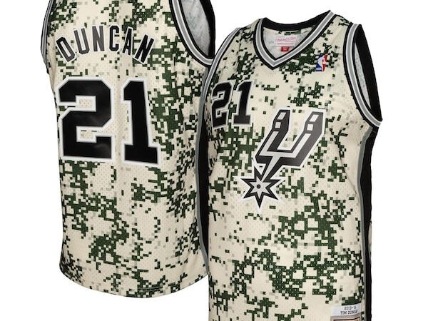 Tim Duncan San Antonio Spurs 2013/14 Swingman Jersey - Camo
