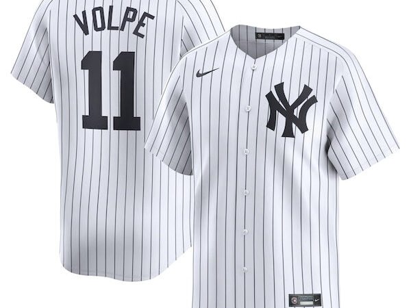 Anthony Volpe New York Yankees Nike Youth Home Limited Player Jersey - White