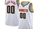 Denver Nuggets Nike Unisex Swingman Custom Jersey White - Association Edition