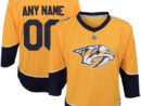 Nashville Predators Youth Home Replica Custom Jersey - Gold