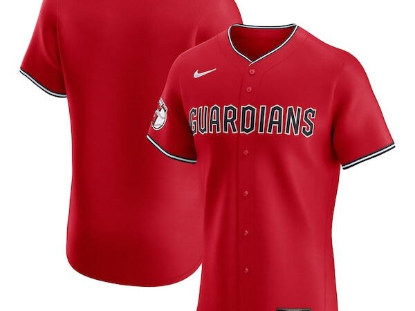 Cleveland Guardians Nike Alternate Elite Jersey - Red