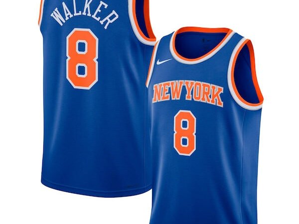 Kemba Walker New York Knicks Nike Unisex Swingman Jersey - Icon Edition - Blue