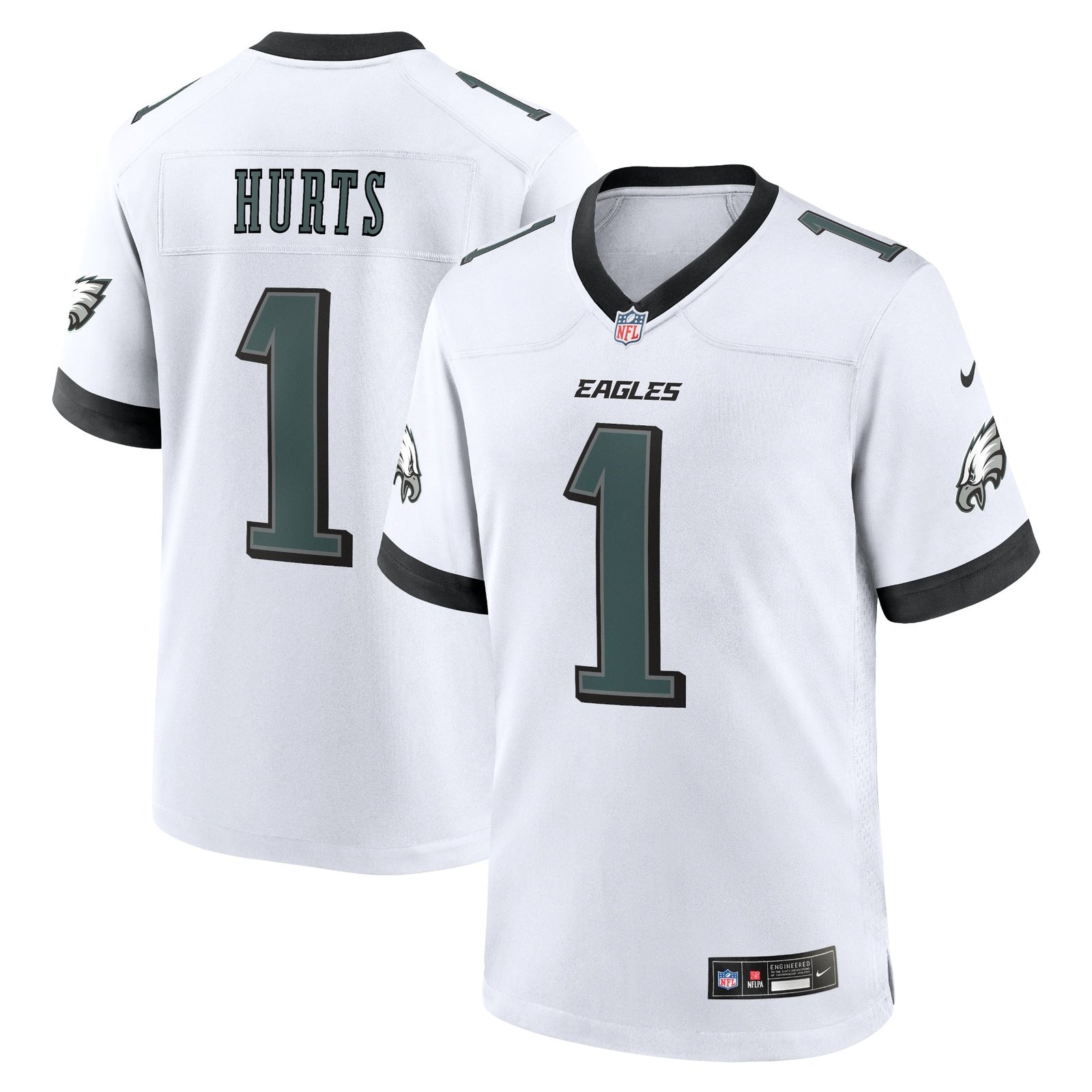 Jalen Hurts Philadelphia Eagles Nike Alternate Game Player Jersey - Kelly Green/White/Black/Green