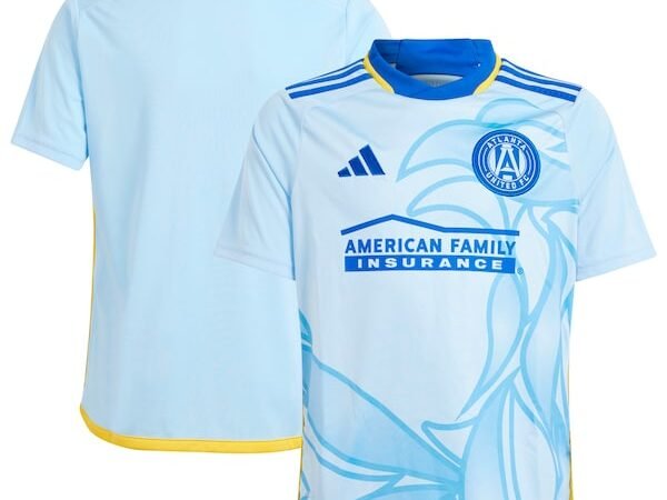 Atlanta United FC adidas Youth 2024 The Resurgens Kit Replica Jersey - Light Blue