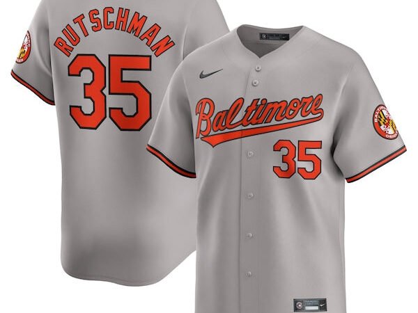Adley Rutschman Baltimore Orioles Nike Road Limited Player Jersey – Orange