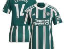 Christian Eriksen Manchester United adidas Women's 2023/24 Away Replica Player Jersey - Green/Red