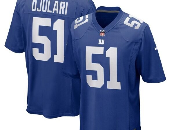Azeez Ojulari New York Giants Nike Game Player Jersey - Royal
