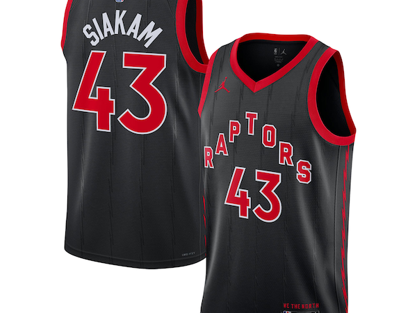 Pascal Siakam Toronto Raptors Jordan Brand Unisex Swingman Jersey - Statement Edition - Black