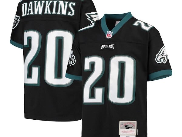 Brian Dawkins Philadelphia Eagles Youth 2004 Legacy Retired Player Jersey - Black/Green