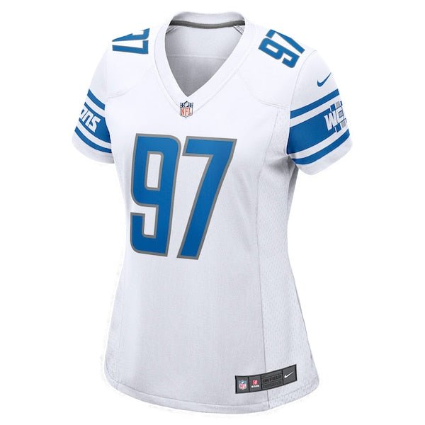 Aidan Hutchinson Detroit Lions Nike Women's Player Jersey - White