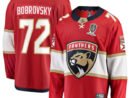 Sergei Bobrovsky Florida Panthers  2025 Stanley Cup Champions Breakaway Jersey - Red