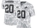 Barry Sanders Detroit Lions Nike 2024 Salute to Service Retired Player Limited Jersey - Arctic Camo