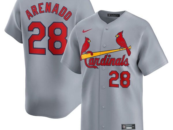 Nolan Arenado St. Louis Cardinals Nike Away Limited Player Jersey - Gray/White