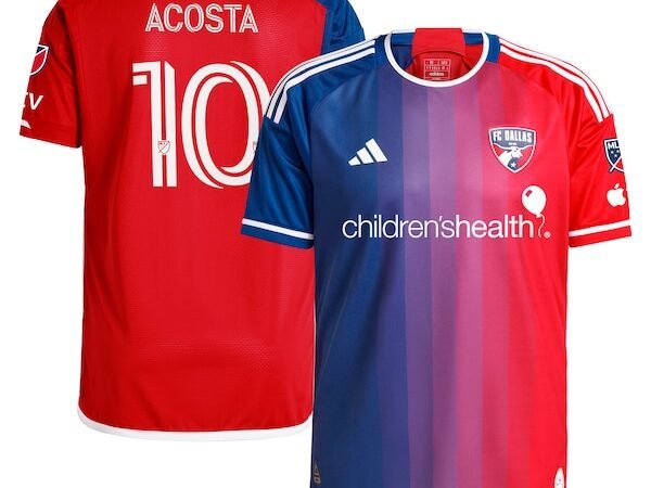 Luciano Acosta FC Dallas adidas 2024 After Burner Authentic Player Jersey - Navy