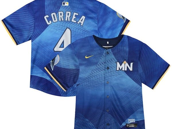 Carlos Correa Minnesota Twins Nike Toddler 2024 City Connect Limited Jersey - Royal