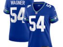 Bobby Wagner Seattle Seahawks Nike Women's Throwback Player Game Jersey - Royal