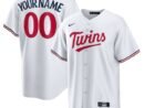 Minnesota Twins Nike Home Replica Custom Jersey - White